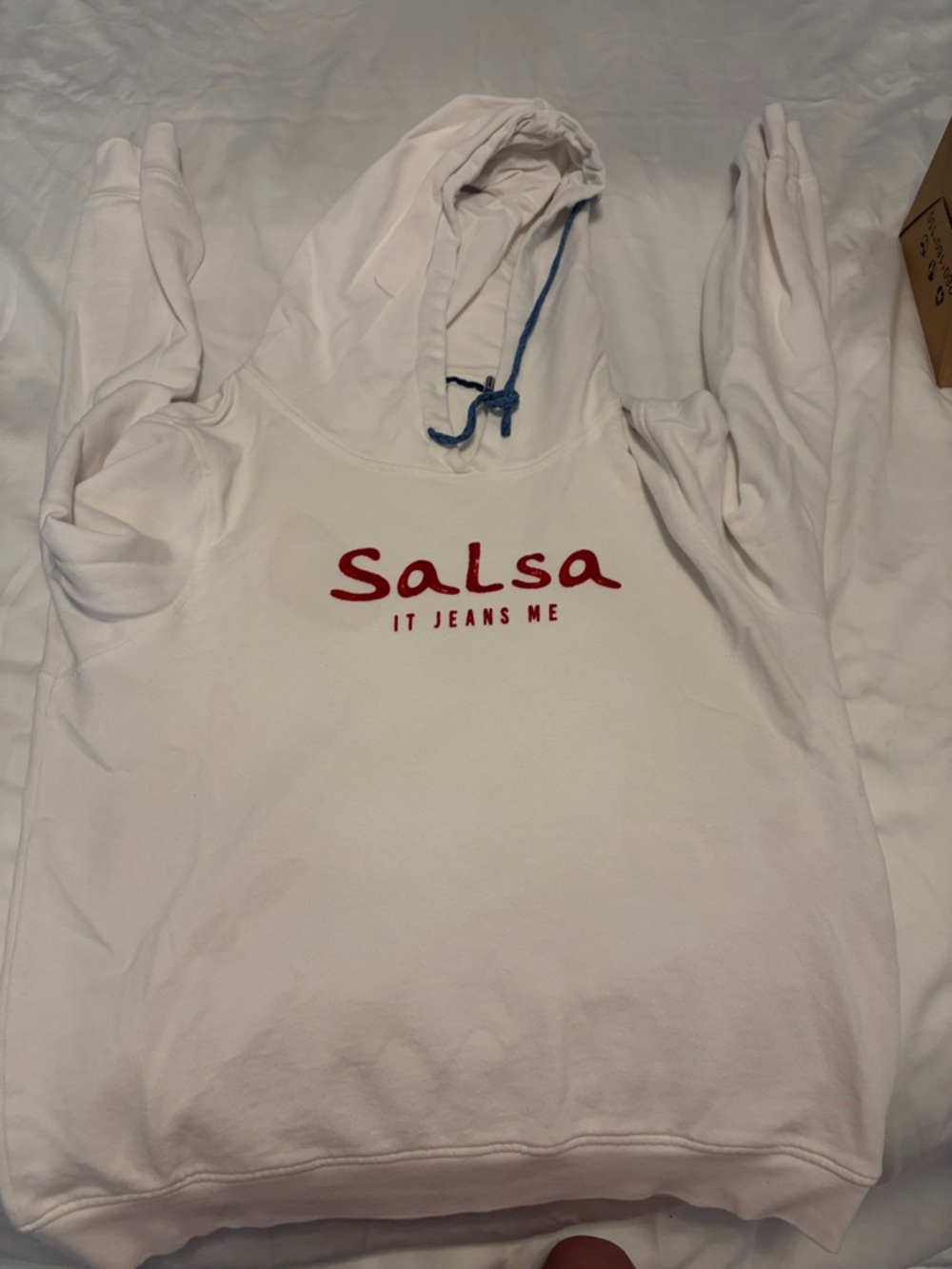 White Hooded Sweatshirt - Women